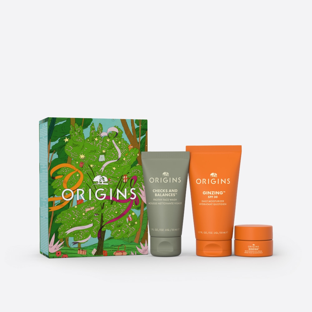 GLOWING ESSENTIALS Our Favorite Gift Set to Cleanse, Hydrate & Brighten ($57 Value)