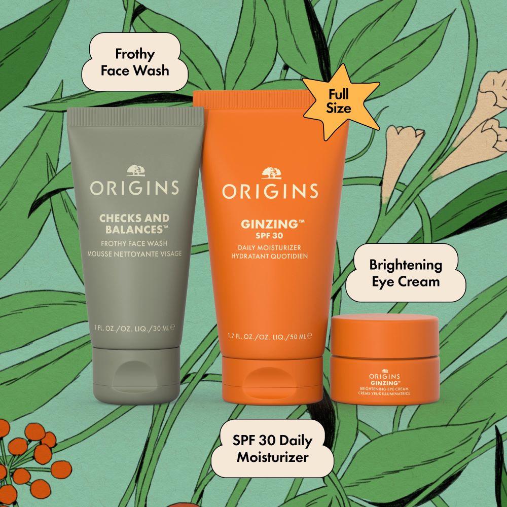 GLOWING ESSENTIALS Our Favorite Gift Set to Cleanse, Hydrate & Brighten ($57 Value)