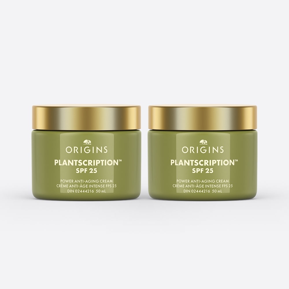 Plantscription™ SPF 25 Power Anti-aging Cream with Peptides & Hyaluronic Acid Duo, 2 Full Sizes